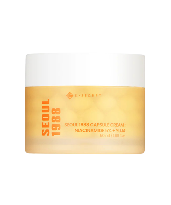 Крем з ніацинамідом та юдзу K-SECRET SEOUL 1988 Capsule Cream: Niacinamide 5% + Yuja 50 мл