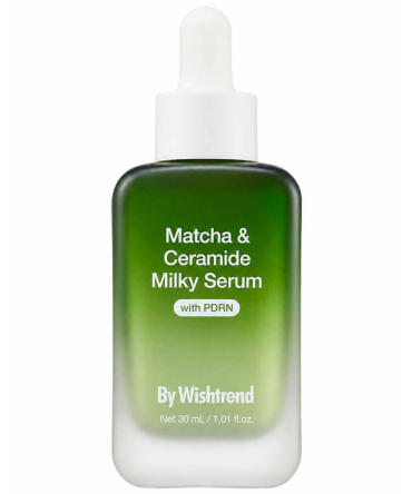 Відновлювальна сироватка By Wishtrend Matcha & Ceramide Milky Serum 30 мл Відновлювальна сироватка By Wishtrend Matcha & Ceramide Milky Serum 30 мл