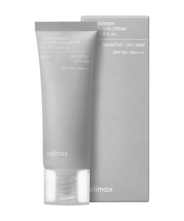 Сонцезахисний крем із церамідами Celimax Dual Barrier Watery Sun Cream SPF50+PA++++ 40 мл