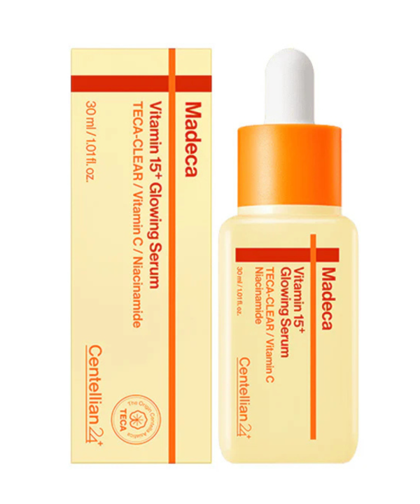 Вітамінна сироватка для сяйва шкіри Centellian24 Madeca Vitamin 15+ Glowing Serum 30 мл