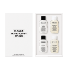 Міні-набір для догляду за тілом Pleuvoir Travel Buddies Rose Wood & Hinoki Leather
