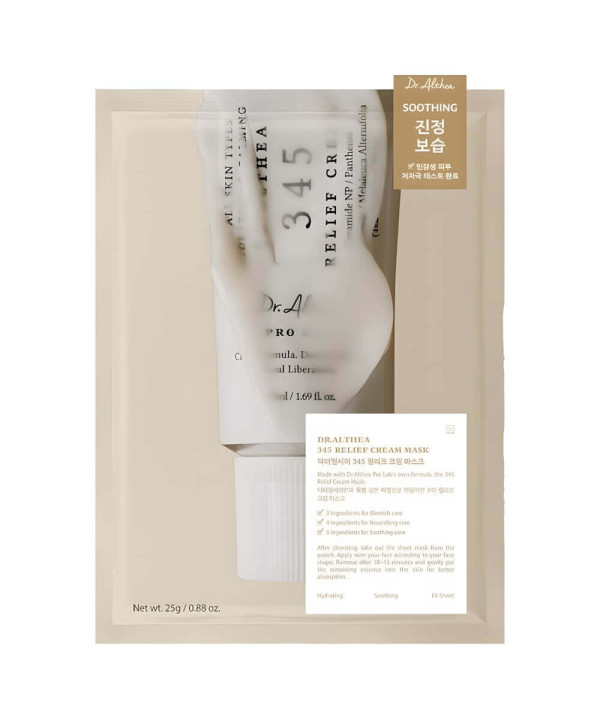 Відновлююча тканинна маска Dr. Althea 345 Relief Cream Mask 25 г