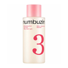 Легкий молочний тонер Numbuzin No.3 Bifida Bakuchiol Zero Pore Milky Toner Light 200 мл