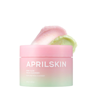 Очищувальна маска-пінка для вмивання APRILSKIN Pink Aloe Pack Cleanser 120 мл