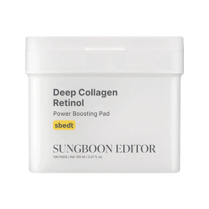 Педи з колагеном та ретинолом Sungboon Editor Deep Collagen Retinol Power Boosting Pad 190 мл