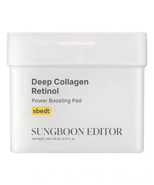 Педи з колагеном та ретинолом Sungboon Editor Deep Collagen Retinol Power Boosting Pad 190 мл