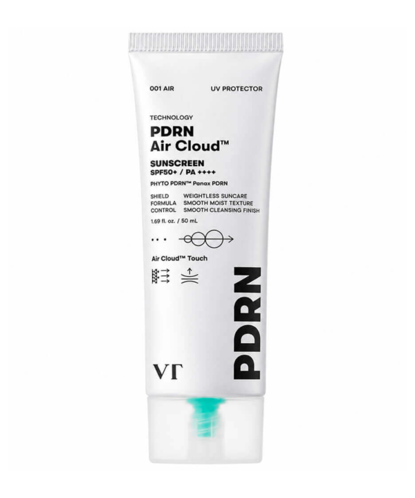 Легкий сонцезахисний крем VT Cosmetics PDRN Air Cloud Sunscreen SPF50+ PA++++ 50 мл