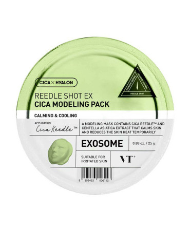 Альгінатна маска з мікроголками VT Cosmetics Reedle Shot EX Cica Modeling Pack 25 г
