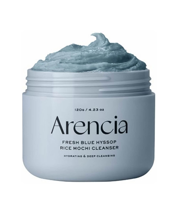 Очищувальний засіб для обличчя Arencia Fresh Blue Hyssop Rice Mochi Cleanser 120 мл