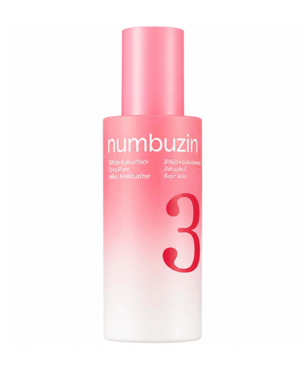 Молочна емульсія для обличчя numbuzin No.3 Bifida Bakuchiol Zero Pore Milky Moisturizer 150 мл