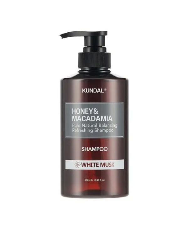 Шампунь для волосся KUNDAL Honey & Macadamia Natural Shampoo 500 мл WHITE MUSK